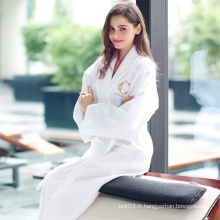 White Women Spa / Home Bathrobe Custom Logo